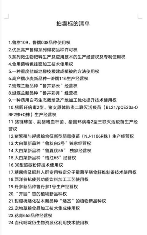 山東省農(nóng)科院首屆科技成果秋季拍賣會在濟南成功舉辦，24項成果成交額突破1億元